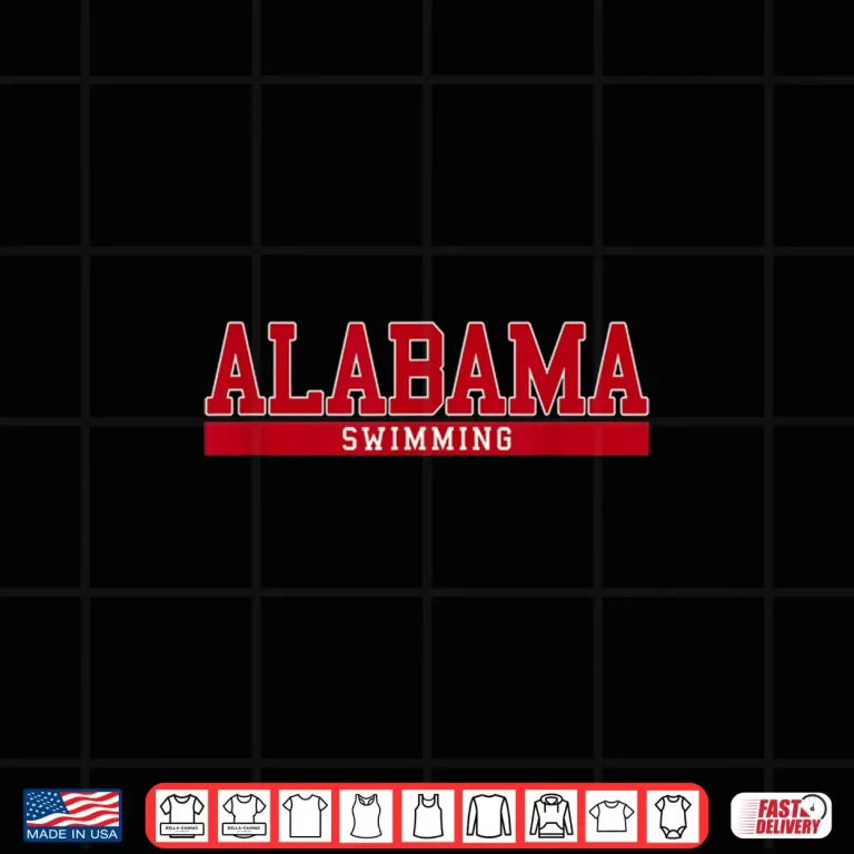 Design Professional Athletic Alabama Modern Graphic Swimming Shirt