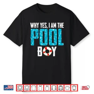 Professional Pool Expert Pool Boy Funny Swimming Gift Shirt