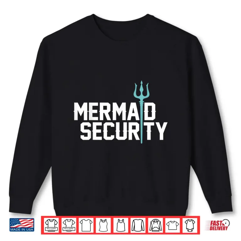 Sweatshirt Professional Security Mermaid Merman Merdad Swimming Swimmer Shirt