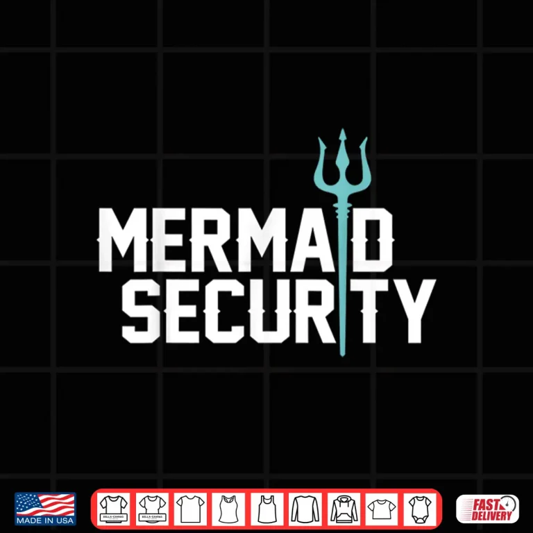 Design Professional Security Mermaid Merman Merdad Swimming Swimmer Shirt