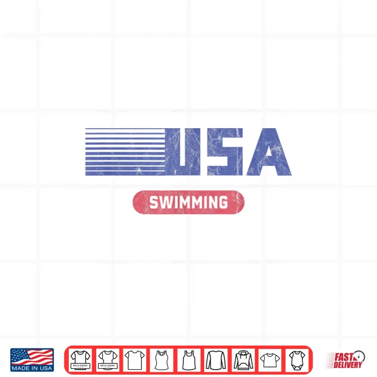 Design Retro USA Twenty Twenty Team American Swimming Vintage Shirt