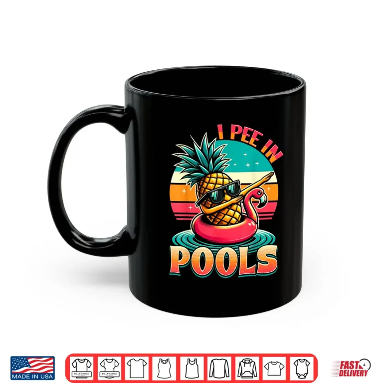 Mug Summer Pool Party I Pee In Pools Swimming Humor Joke Shirt