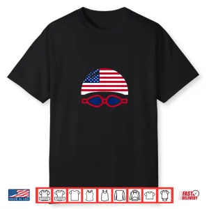 Usa Summer Twenty Twenty Four Games Swimming Team Athletic Shirt
