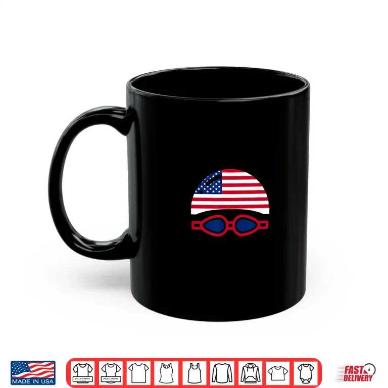 Mug USA Summer Twenty Twenty Four Games Swimming Team Athletic Shirt