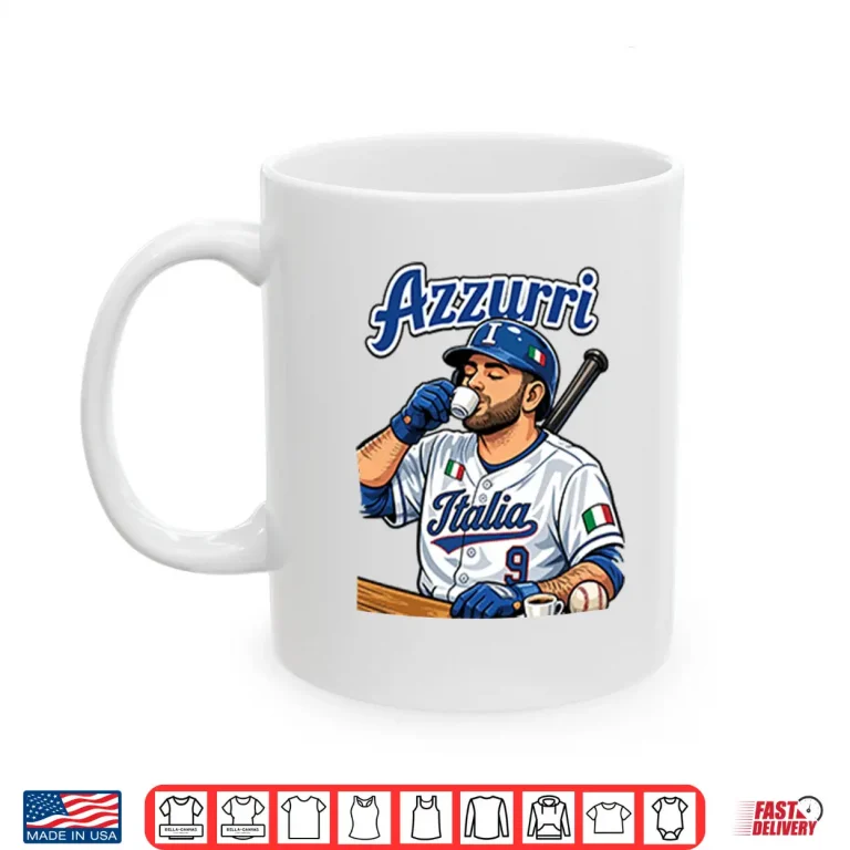 Mug Italia WBC Baseball Azzurri Vinnie Pasquantino Shirt
