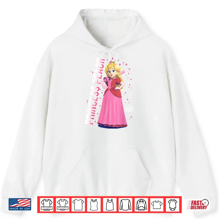 Hoodie The Super Mario Galaxy Movie Princess Peach Shirt