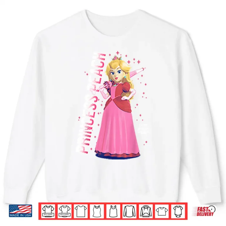 Sweatshirt The Super Mario Galaxy Movie Princess Peach Shirt