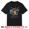 Funny Raccoon Ballfield Baseball Field I Live Here Now Shirt