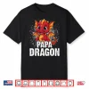 Papa Dragon Matching Family Dad Father Shirt