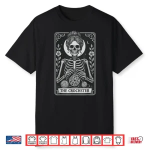 The Crocheter Tarot Card Crochet Professional Aesthetic Graphic Shirt