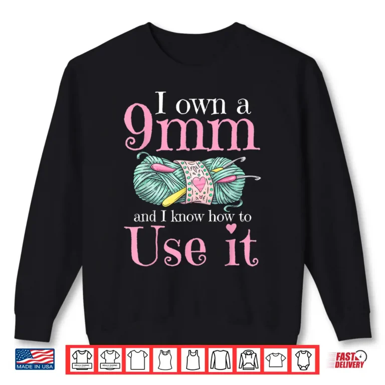 Sweatshirt Weekend Forecast Professional Crocheting Crochet Humor Funny Shirt