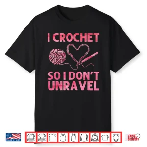 Professional Art Crochet Crocheting Lovers Crocheter Modern Humor Shirt