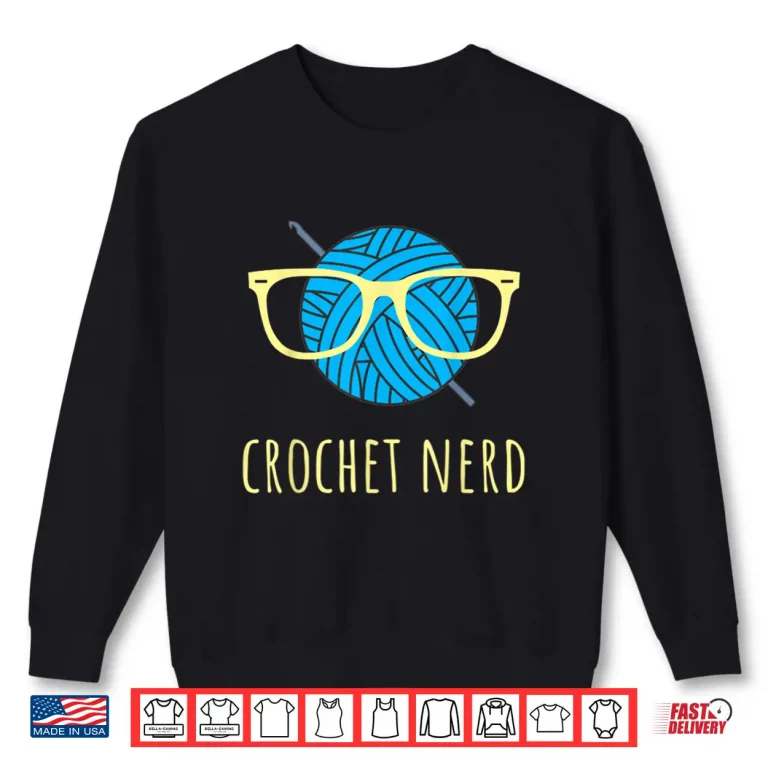 Sweatshirt Professional Nerd Design Crochet Funny Crocheting Yarn Lover Gift Shirt