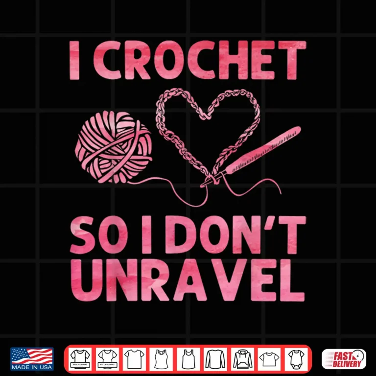 Design Professional Art Crochet Crocheting Lovers Crocheter Modern Humor Shirt