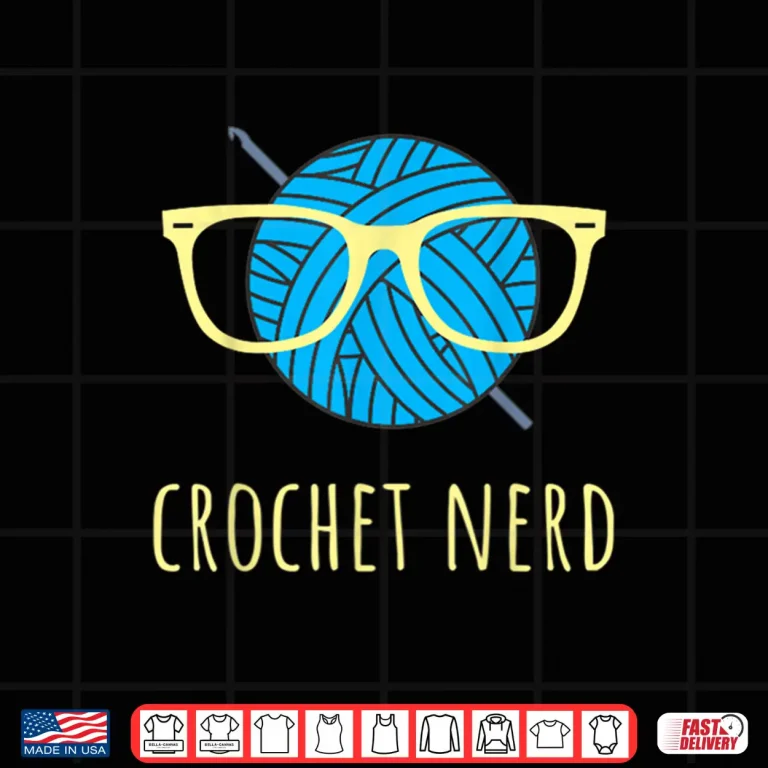 Design Professional Nerd Design Crochet Funny Crocheting Yarn Lover Gift Shirt