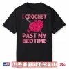 Professional Art Crocheter Crochet Lover Modern Graphic Apparel Shirt