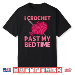 Professional Art Crocheter Crochet Lover Modern Graphic Apparel Shirt