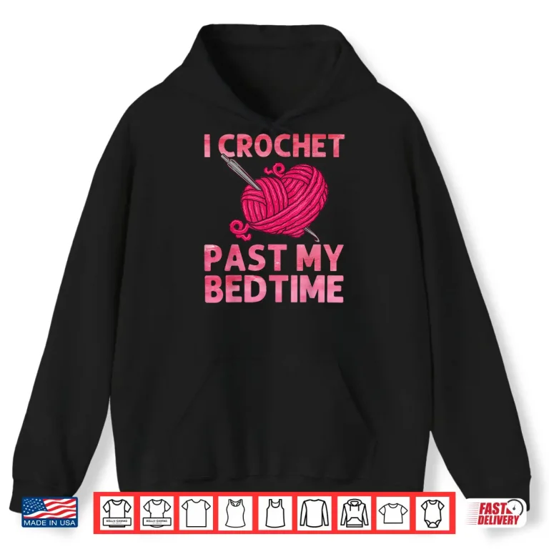 Hoodie Professional Art Crocheter Crochet Lover Modern Graphic Apparel Shirt
