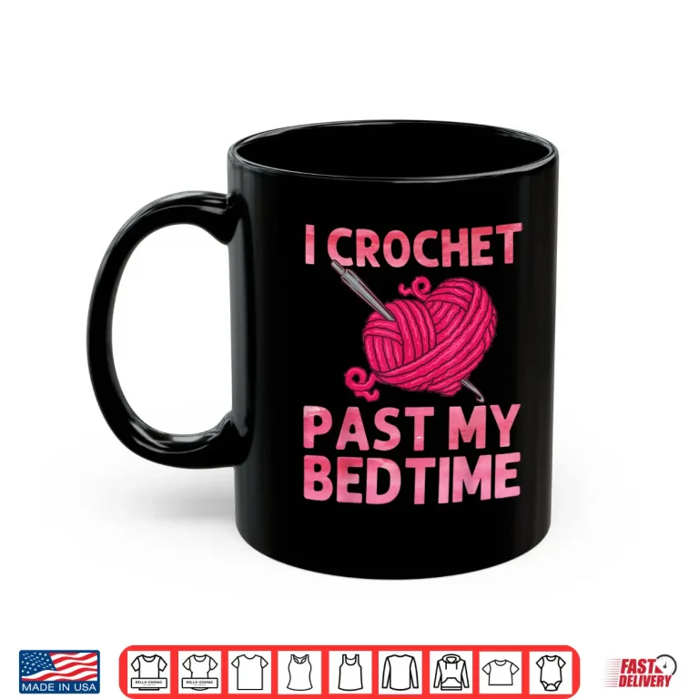 Mug Professional Art Crocheter Crochet Lover Modern Graphic Apparel Shirt