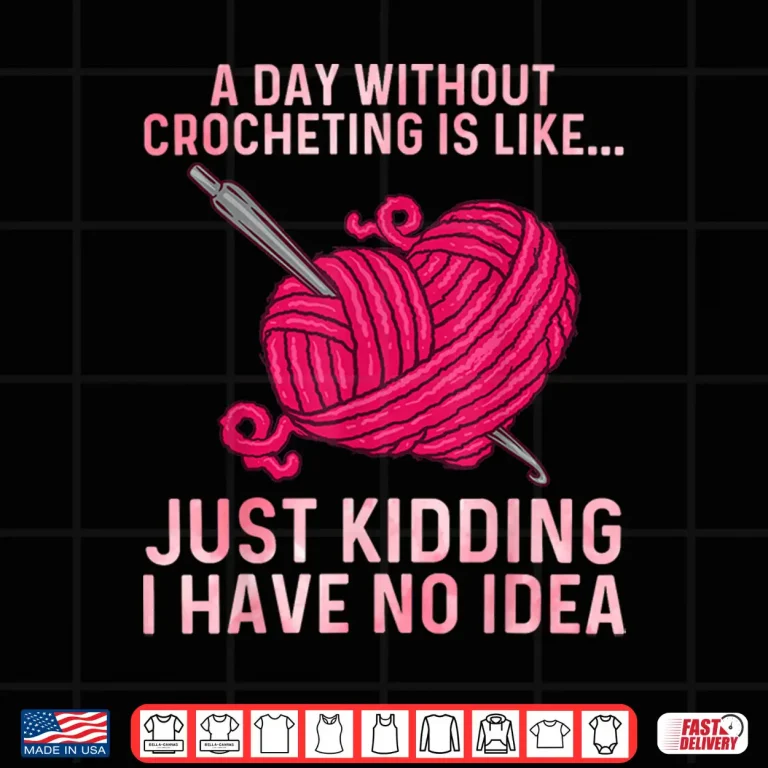 Design Professional Art Crocheter Crochet Lovers Modern Graphic Apparel Shirt