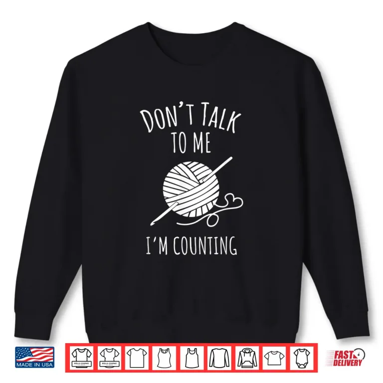 Sweatshirt Professional Parent Identity Crocheting Modern Graphic Gift Apparel Shirt