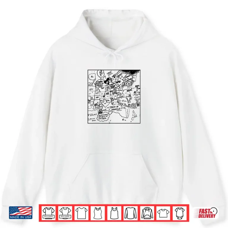 Hoodie The Completely Accurate Map of America Shirt