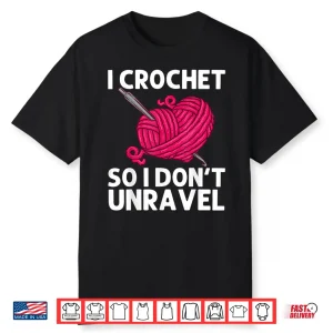 Professional Art Crocheter Crochet Crocheting Modern Graphic Shirt