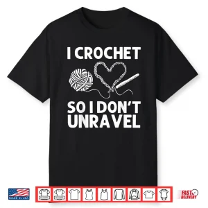 Professional Art Crocheting Lovers Crocheter Modern Humor Funny Shirt