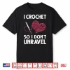 Professional Design Crocheter Crocheting Modern Humor Funny Shirt