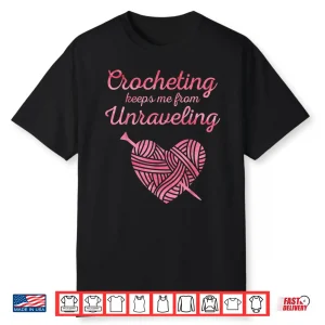 Professional Design Crocheting Crocheter Modern Graphic Apparel Shirt