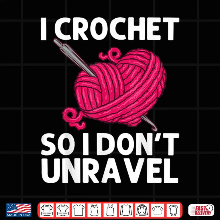 Design Professional Art Crocheter Crochet Crocheting Modern Graphic Shirt