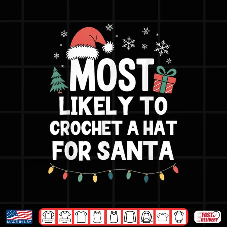 Design A Hat For Santa Most Likely To Crochet Christmas Crocheting Shirt