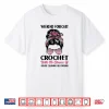 Colorful Yarn Weekend Forecast Crochet Professional Humor Funny Shirt