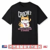 Professional Athletic Crochet Crocheting Modern Graphic Apparel Shirt