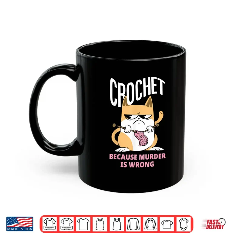 Mug Professional Athletic Crochet Crocheting Modern Graphic Apparel Shirt