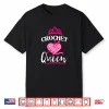 Professional Queen Design Crochet Lover Crocheters Modern Gift Shirt