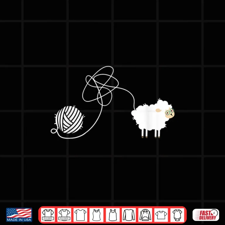 Design Professional Athletic Crochet Knitter Knitting Lover Crocheting Sheep Shirt