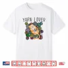 Adorable Knitting And Crochet Happy Cat Yarn Lovers Shirt