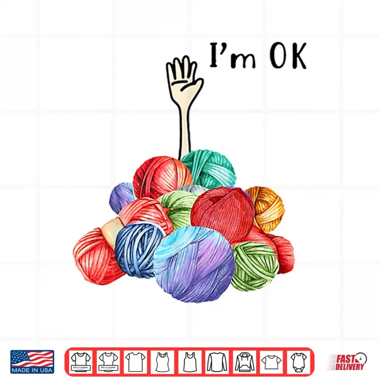 Design Crochet And Knitting Im Ok Shirt