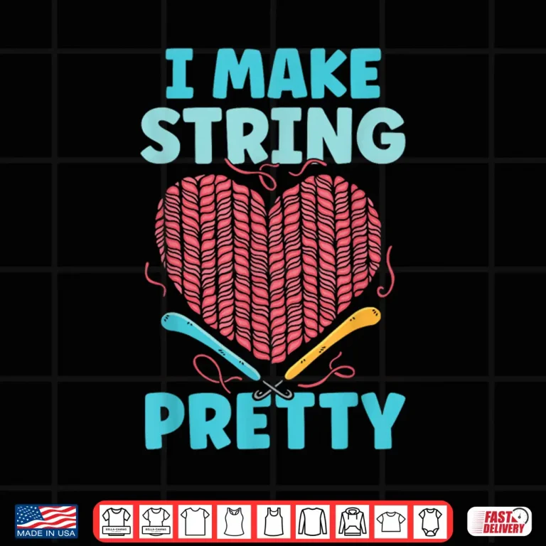 Design Crochet Crocheting Strings I Make String Pretty Shirt