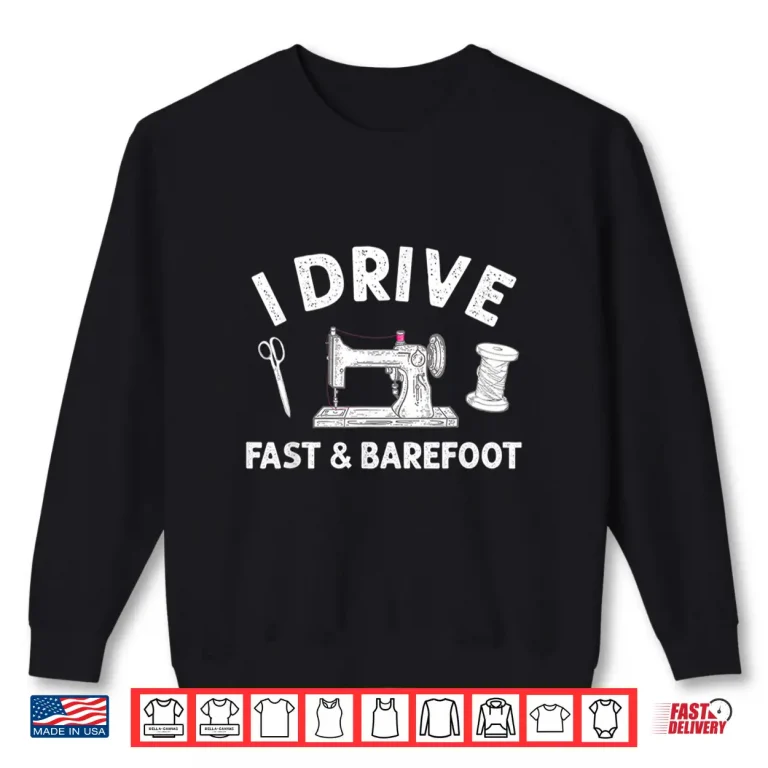 Sweatshirt Funny Sewing Knitting Quilting For Sewer Quilter Women Girls Shirt
