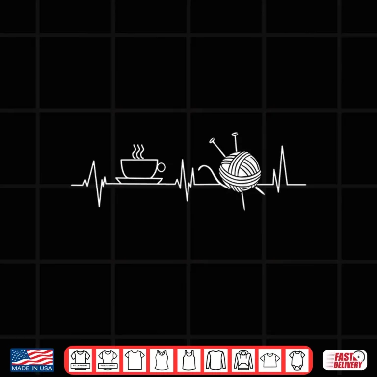 Design Knitting Knitter Heartbeat Knitting Heartbeat Shirt