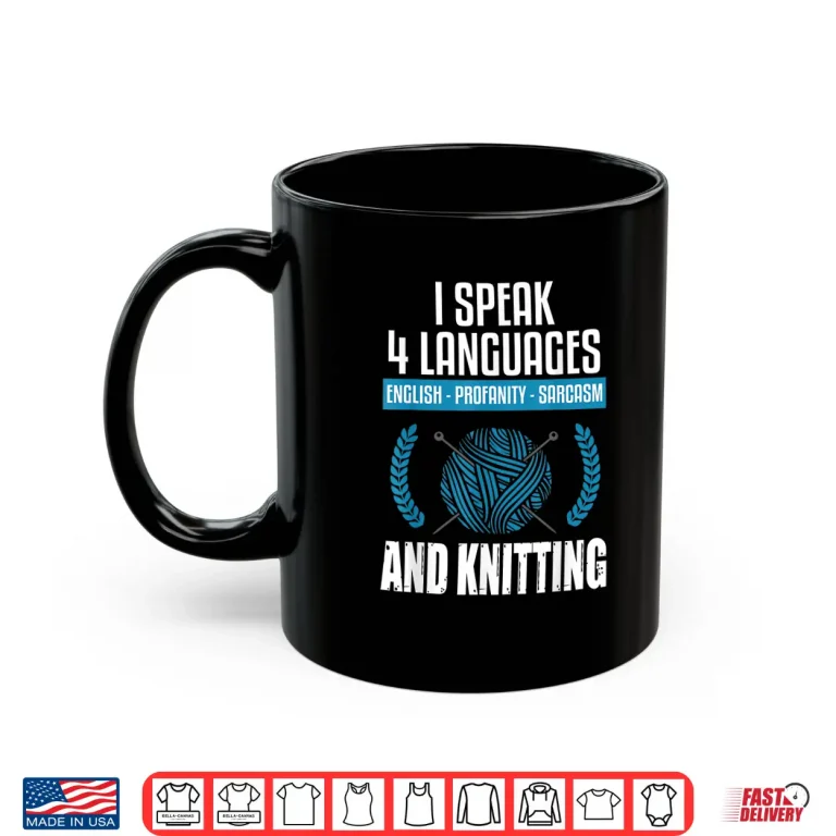 Mug Knitting Shirt Sarcastic Knitting Saying Funny Knitter Shirt