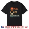 Professional Art Knitting Knit Yarn Lover Knitter Humor Shirt
