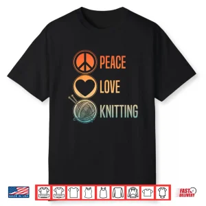 Professional Art Knitting Knit Yarn Lover Knitter Humor Shirt
