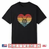 Retro Sunset Knitting Crochet Yarn Lover Humor Vintage Shirt