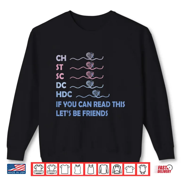 Sweatshirt Abbreviation Legend Knitting Professional Humor Statement Shirt