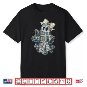 Ghost Coquette Halloween Crocheting Yarn Knitting Crafting Shirt