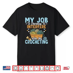 Professional Expert Crocheter Job Crochet Knitting Crafting Shirt