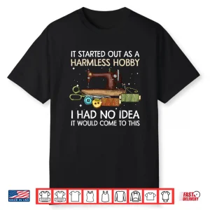 Professional Pattern Art Sewing Quilting Knitting Modern Graphic Shirt